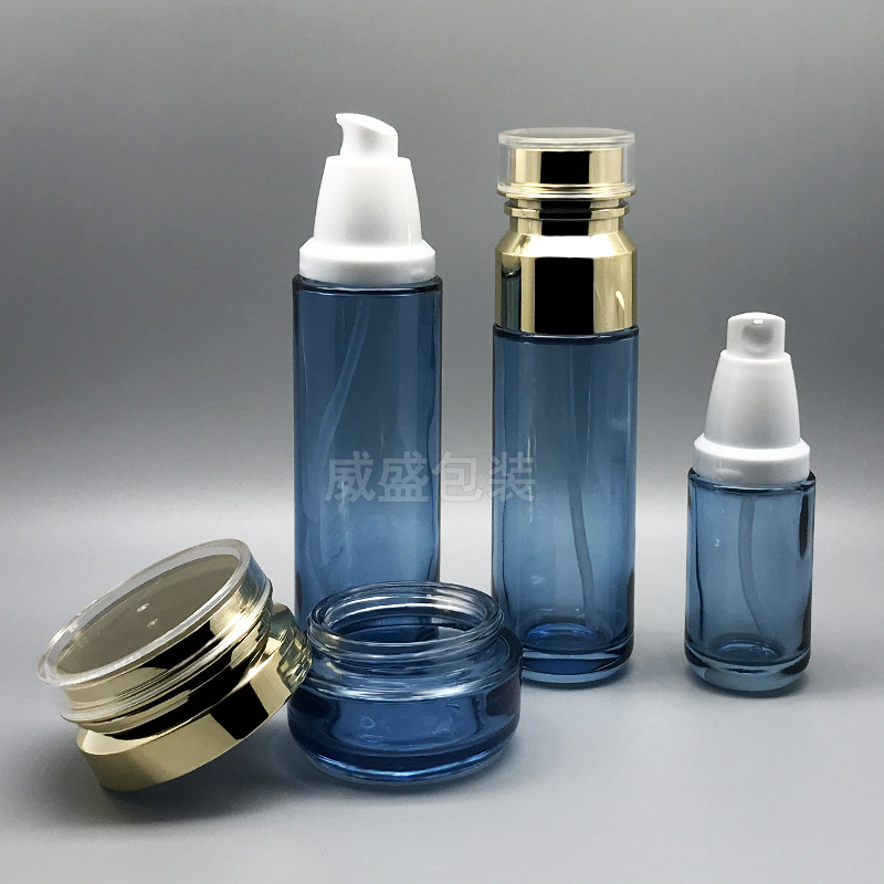 化妆品玻璃瓶 化妆品套装瓶子 化妆品包装瓶子定(图4)